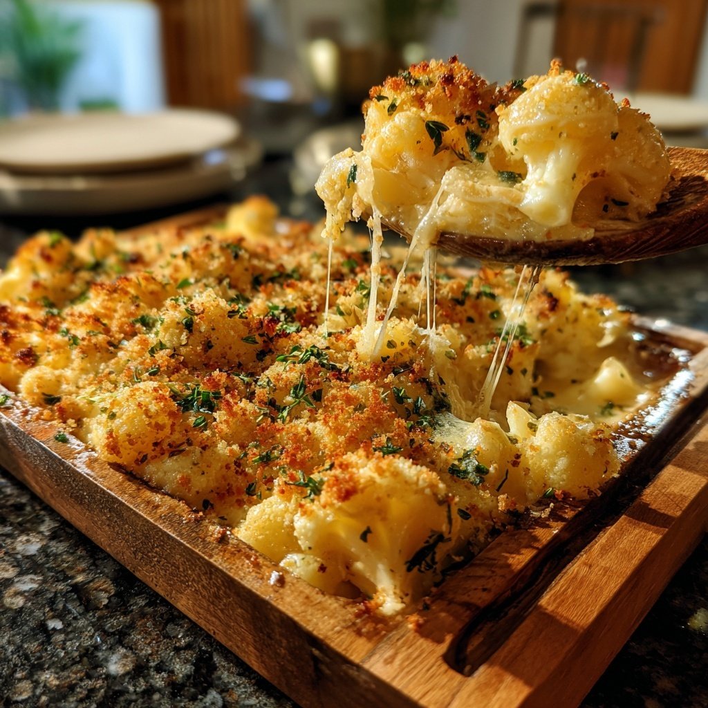 Blumenkohl Kichererbsen Auflauf