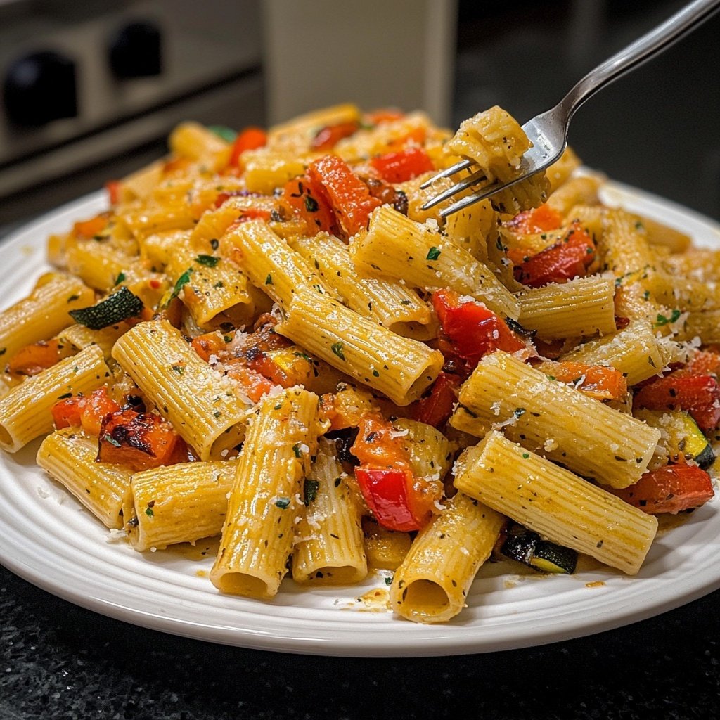 Rigatoni mit Ofengemüse