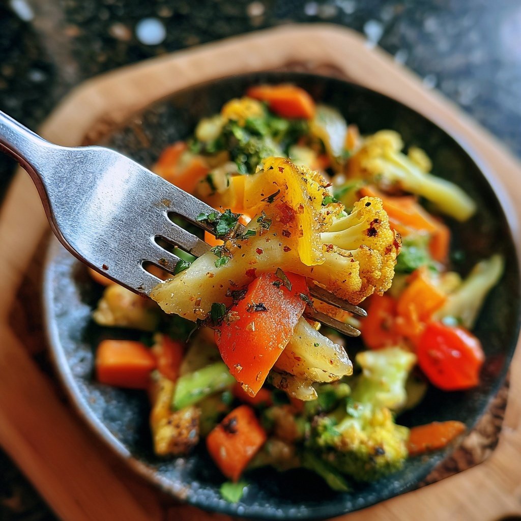 Kalorienarme Mittagspfanne