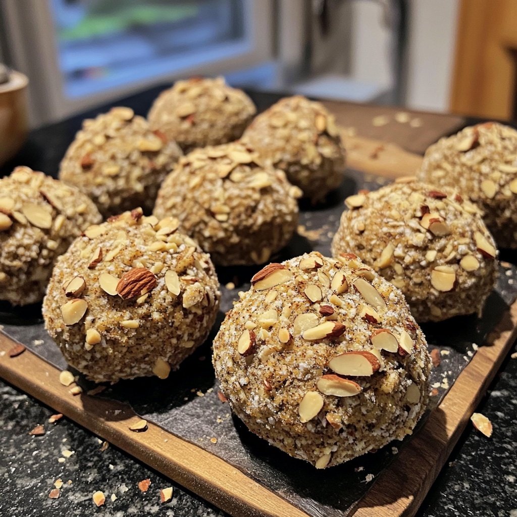 Protein Bällchen mit Mandelmehl