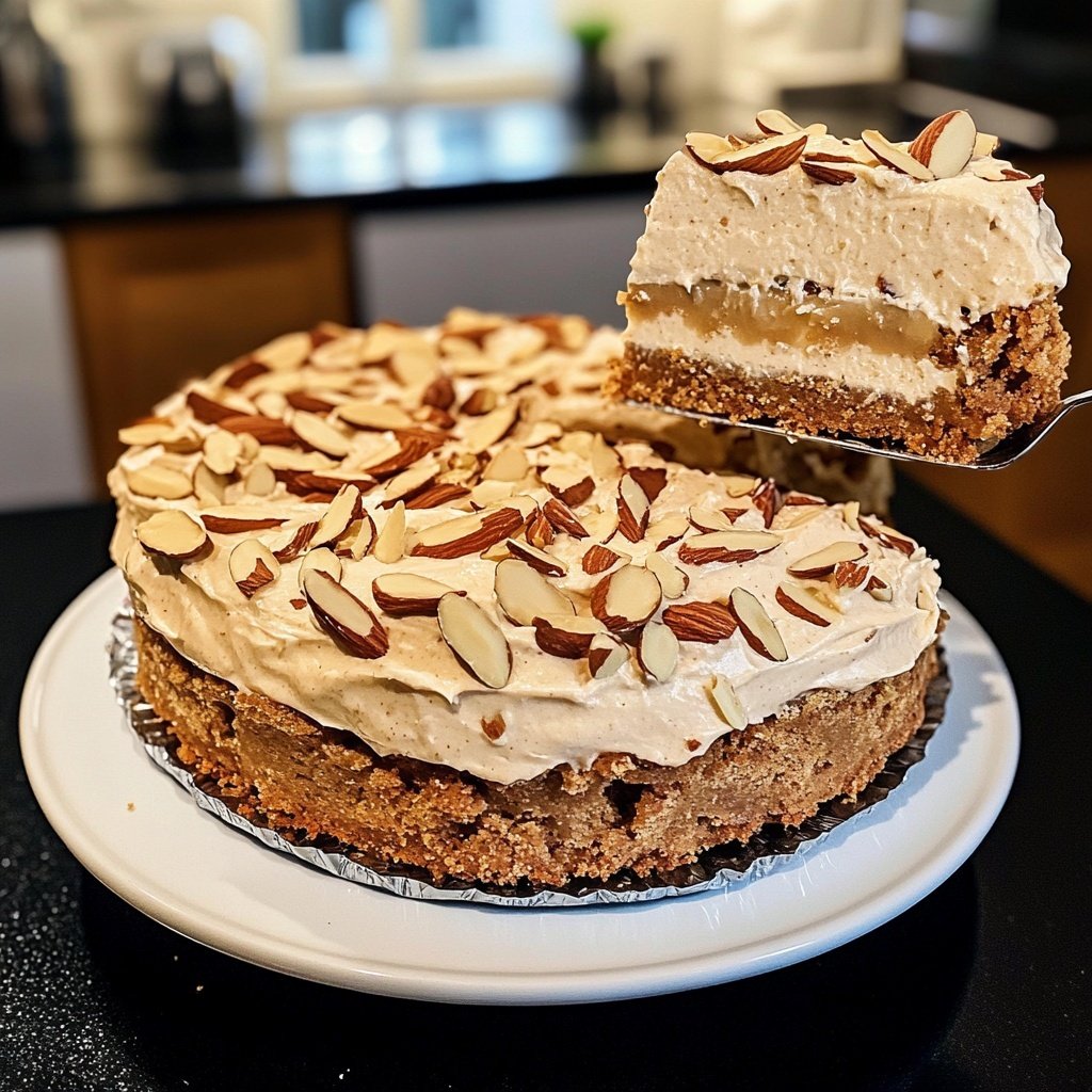 Vegane schwedische Mandeltorte