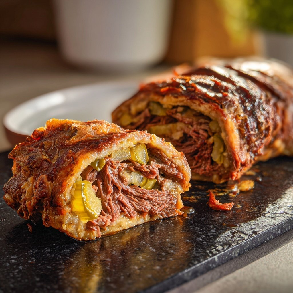 Hausmannskost Rinderrouladen mit Rahmsoße