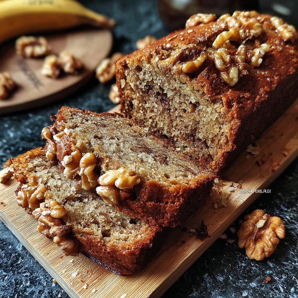 Bananenbrot mit Walnüssen