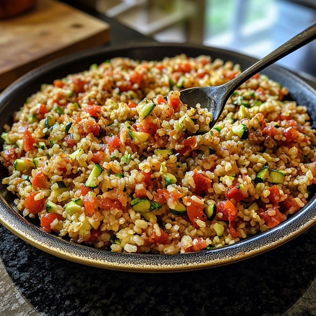 Zucchini-Tomaten-Reis