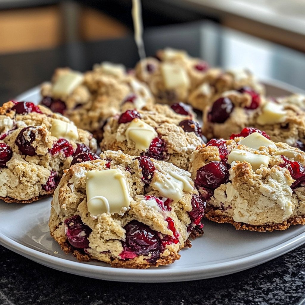 Cranberry-Weiße-Schokolade-Kekse