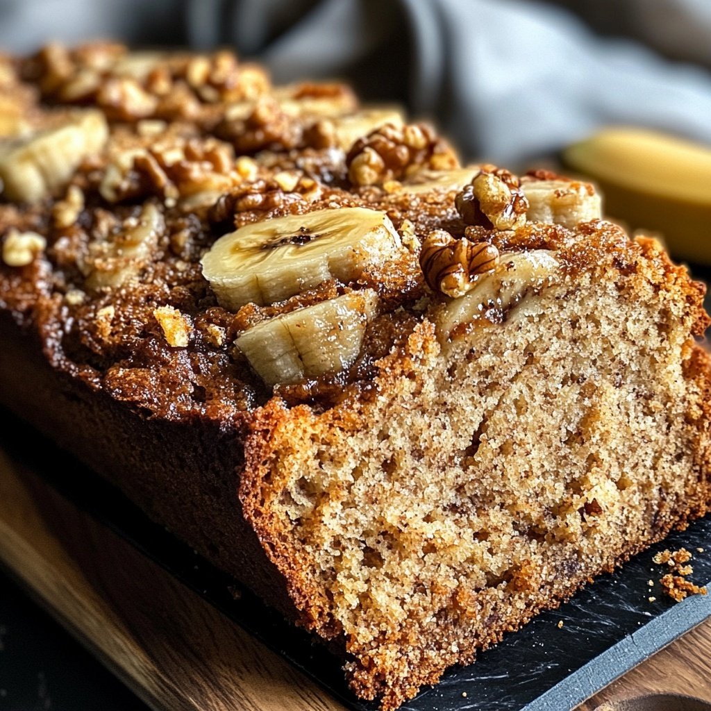 Klassisches Bananenbrot wie bei Oma