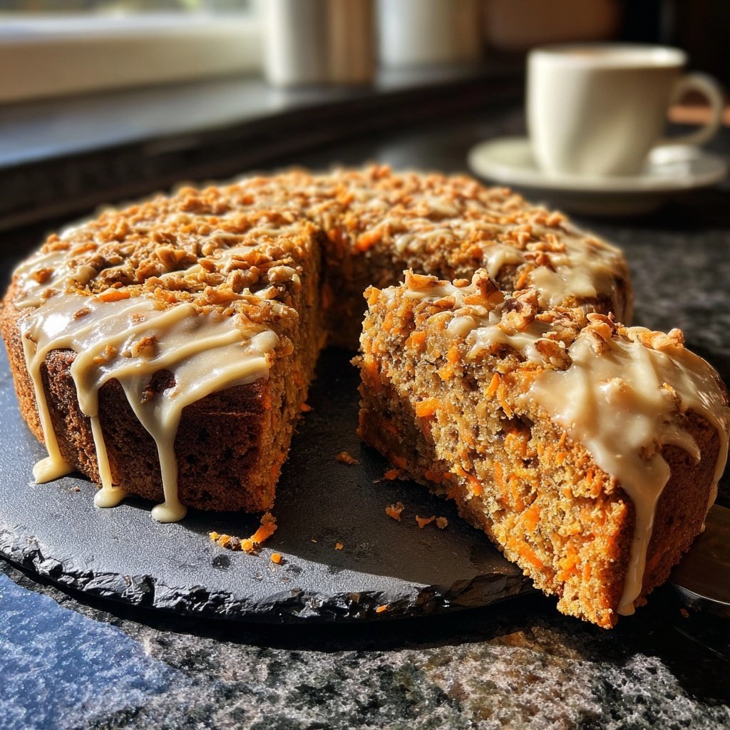 Karottenkuchen Mit Zimt Glasur