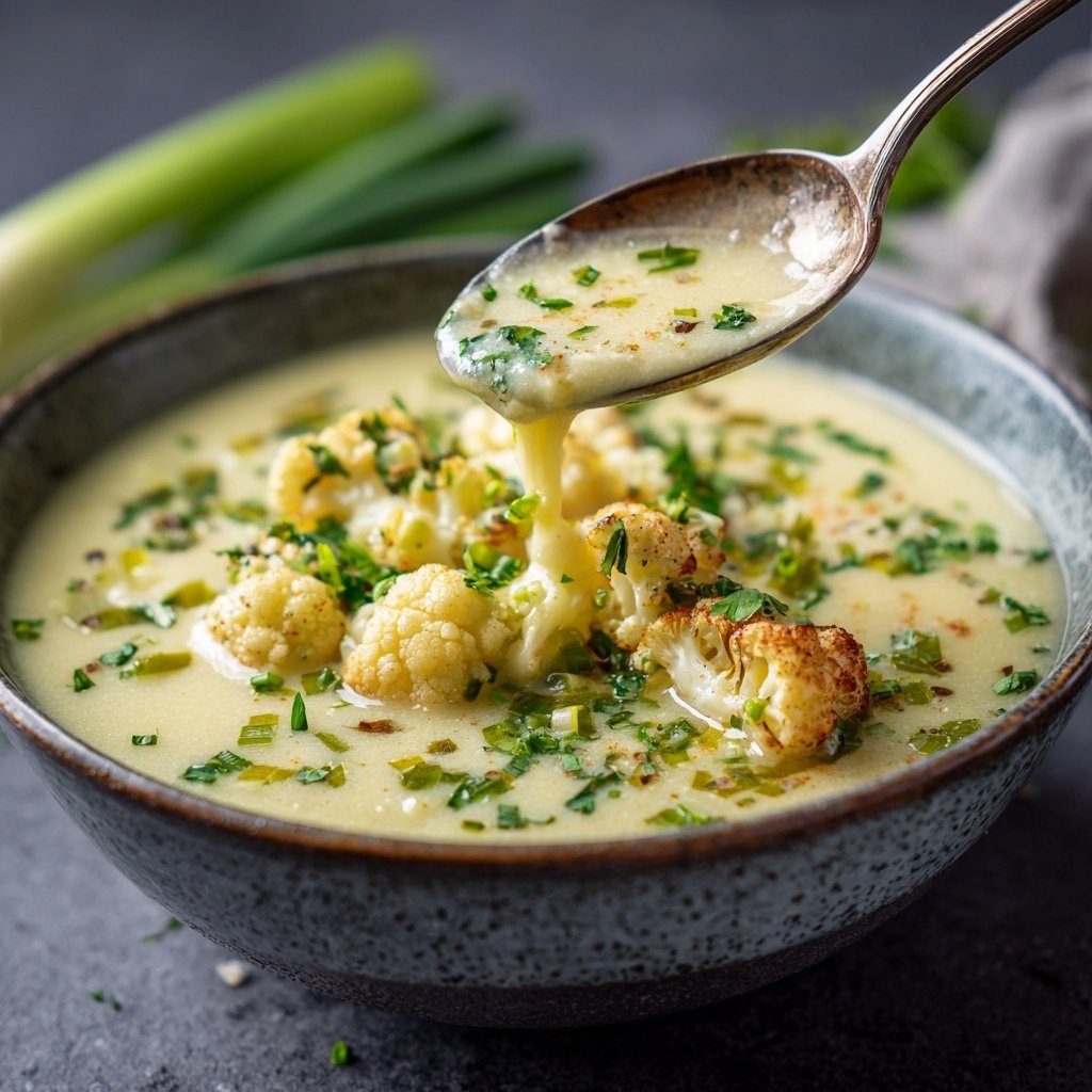 Blumenkohl Suppe Mit Lauch